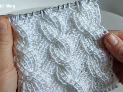 Fantastic????????How to crochet the cable stitch with the tunisian crochet #tunisiancrochet #crochet