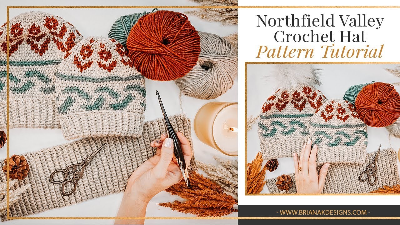 Forest Brooks Crochet Beanie Free Pattern