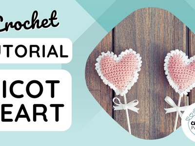 Free crochet pattern Picot Heart | free-crochet-patterns.com
