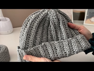 How to crochet a beanie | easy and beginner friendly