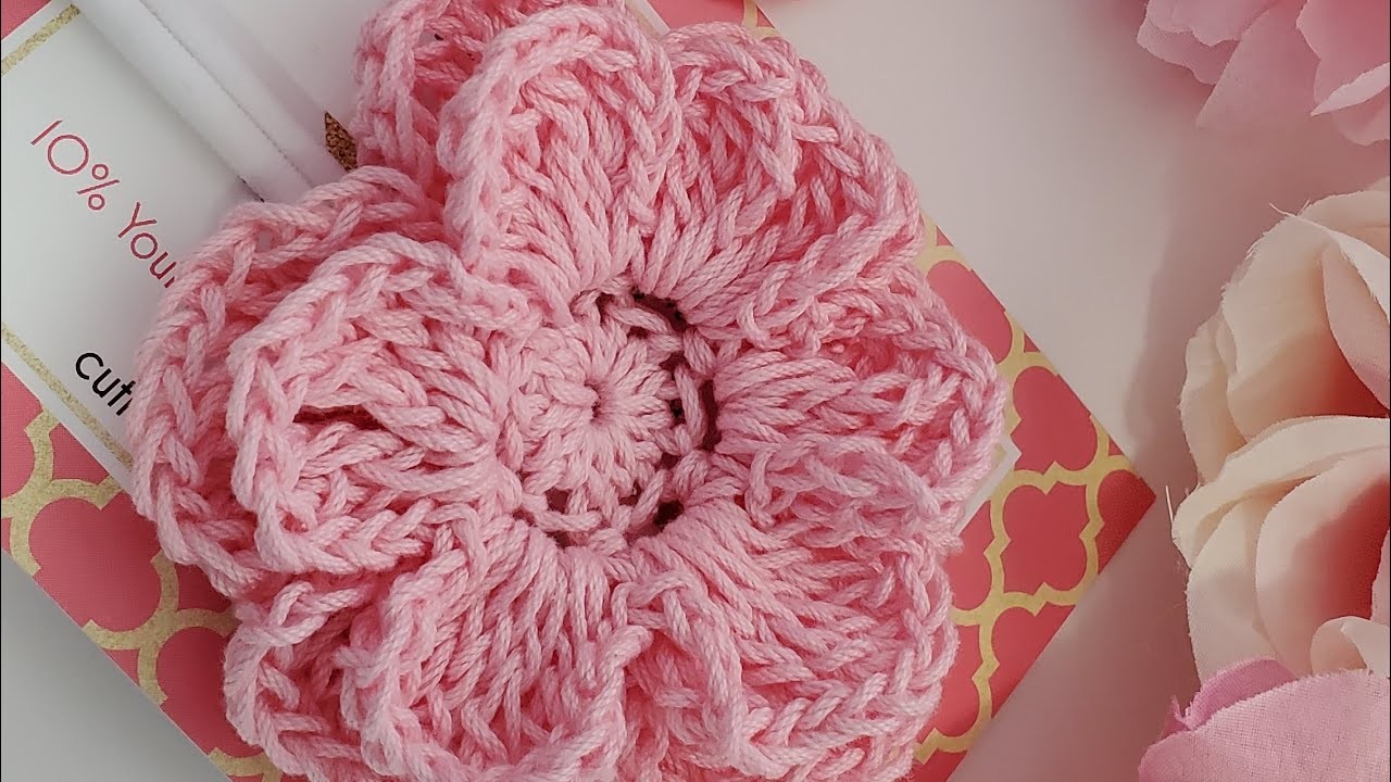 How To Crochet A Flower,  Crochet Flower Tutorial