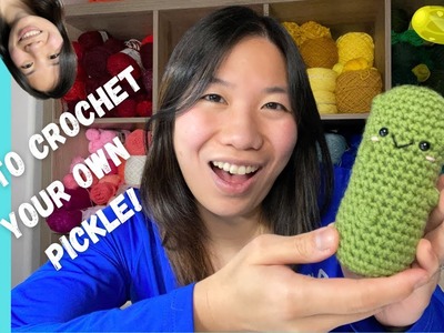 How to Crochet a Pickle! (Beginner-Friendly)