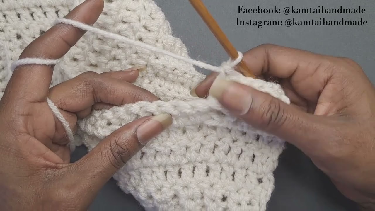 How to crochet a poncho. Part 2