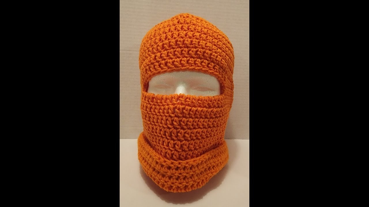 How to crochet an easy ski mask
