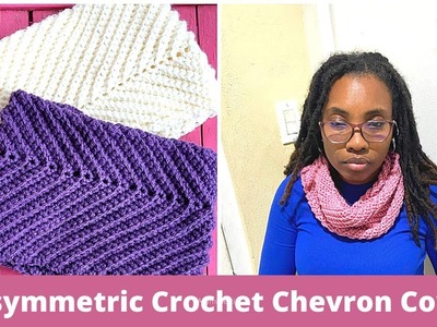How to Crochet Fast And Easy Crochet Chevron Cowl