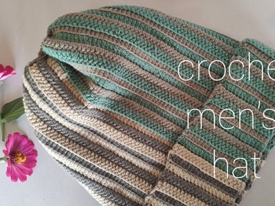 How to crochet men hat (1)