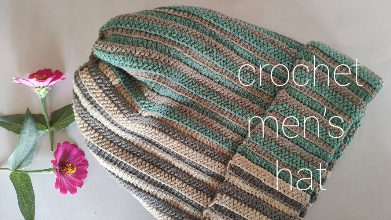 How to crochet men hat (1)