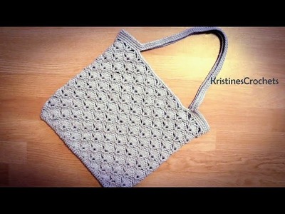 How To Crochet Shell Stitch Tote Bag