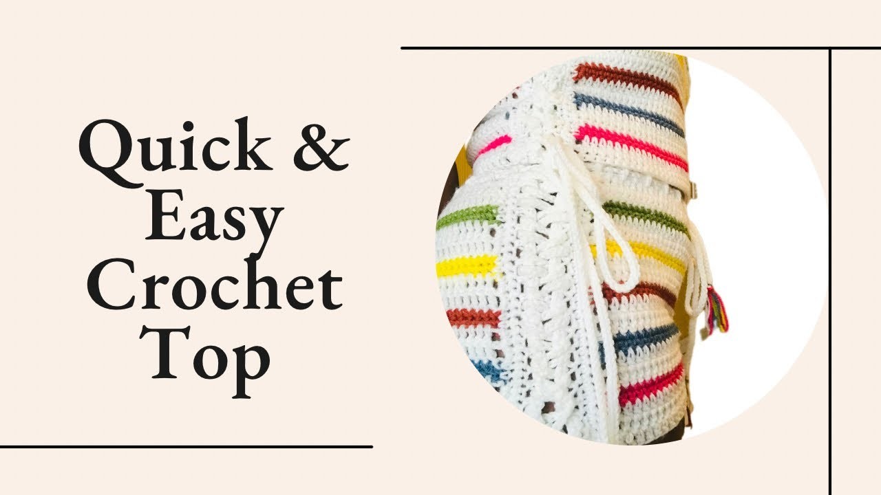 How to Crochet this Cute Laced Top - as a Beginner