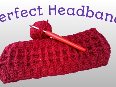 How to Crochet Waffle Stitches headband (step by step): wow, super easy amazing headband !
