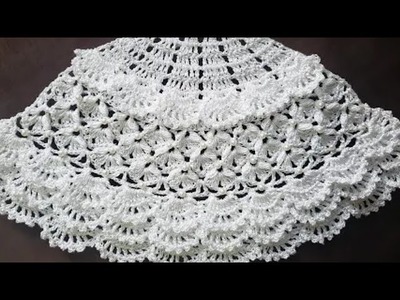 How to make a beautiful crochet dress for Mata Rani. Radha Rani (part 2)
