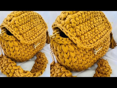 How to make easy bag and nice stitches .  crochet for begginers @ys crochet