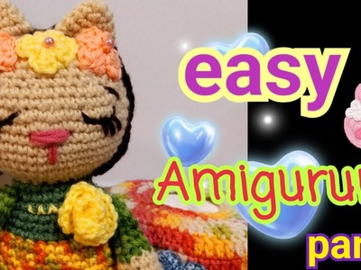 How to make easy crochet dolls. How to make amigurumi.