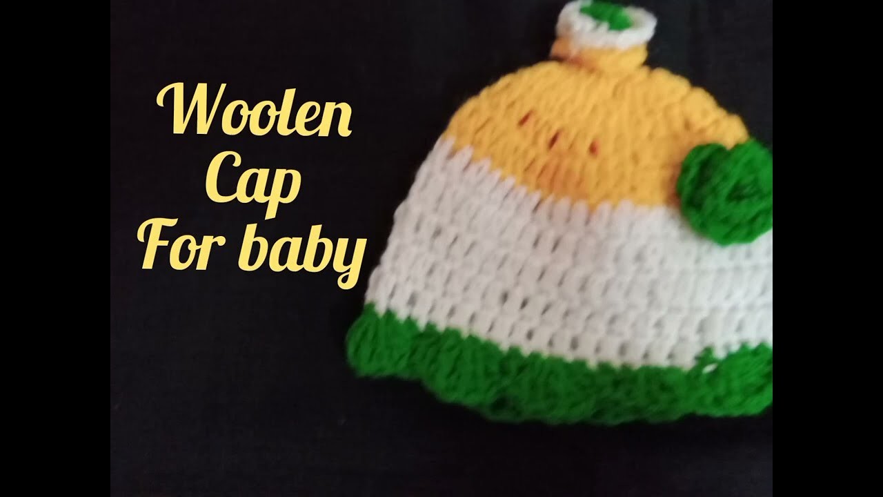 How to make woolen baby cap|Crochet woolen cap #craft #crochet  #woolencraft