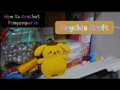 [M054] How to Crochet Pompompurin| Boneka Rajut Amigurumi Pompompurin