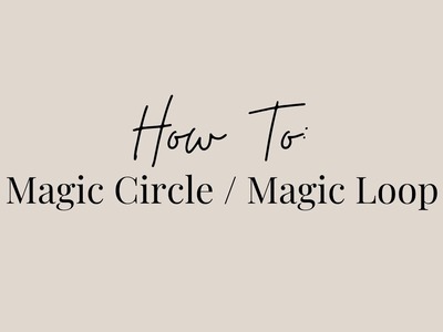 Magic Circle - How to Crochet Magic Circle, Left Handed Crochet Tutorial, Magic Loop Crochet