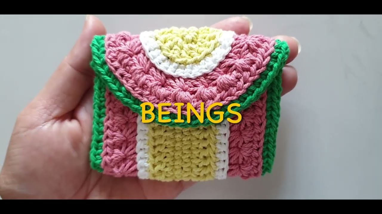 New in! How to crochet mini purse.coin bag for gift [Step-by-step]