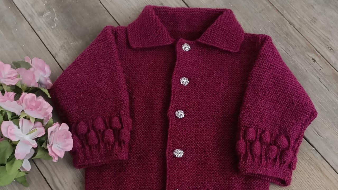 New knitting design.pattern #1217 Part-2 for cardigan, sweater, jacket, frock ||in hindi||