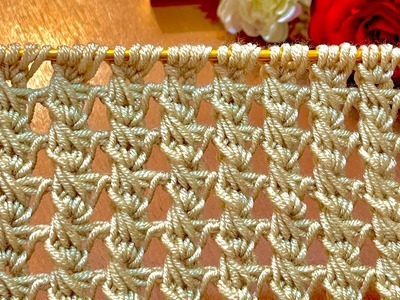 So Beautiful???? How to Crochet for beginners. Crochet baby blanket. tunisian crochet