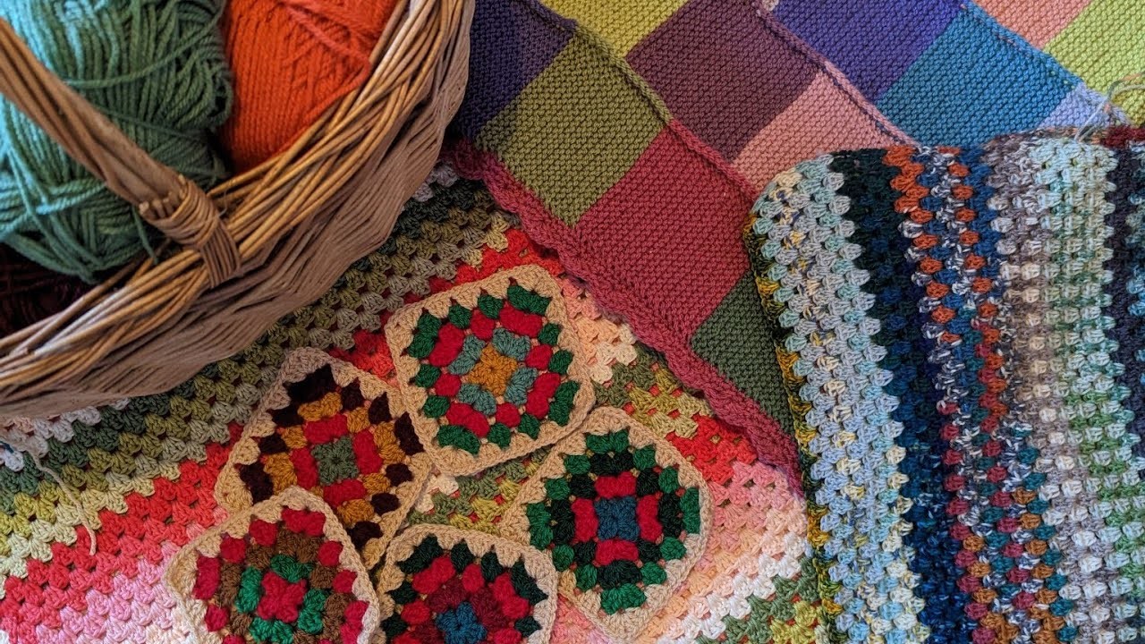 Stitched by Mrs D knitting and crochet podcast - episode 38. Blankets and a catch up