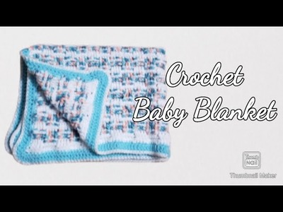 Textured Baby Blanket Crochet Tutorial | Basket Weave
