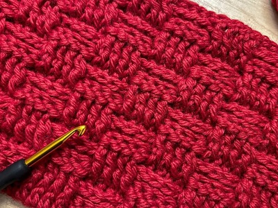 The Most FAMOUS & EASY Crochet Pattern for BEGINNERS! ❤️ BEAUTIFUL Crochet Stitch for Baby Blankets