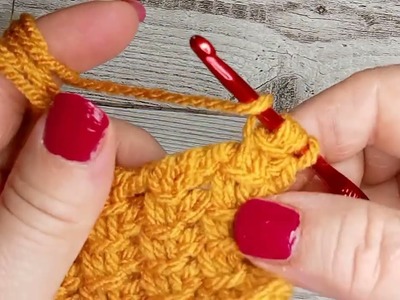 Tunisian crochet pattern stich for beginners, baby blanket, headband, very easy
