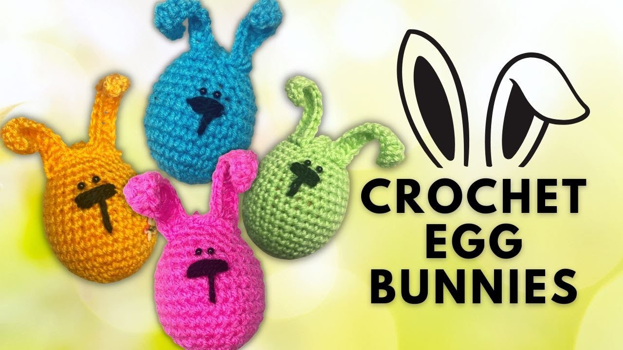 Turn The Eggshell Into Cute Easter Egg Bunny | Crocheted Eggs ????????