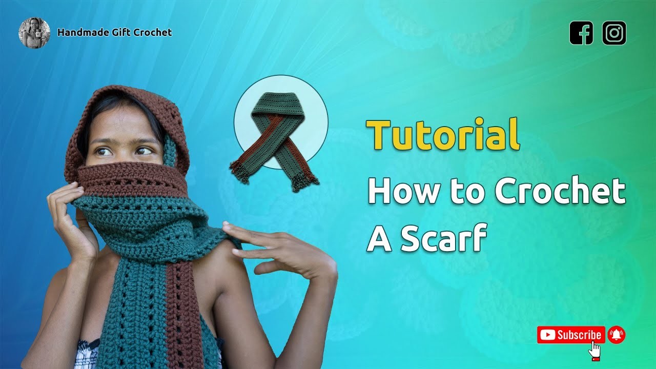 Tutorial: How to Crochet a scarf