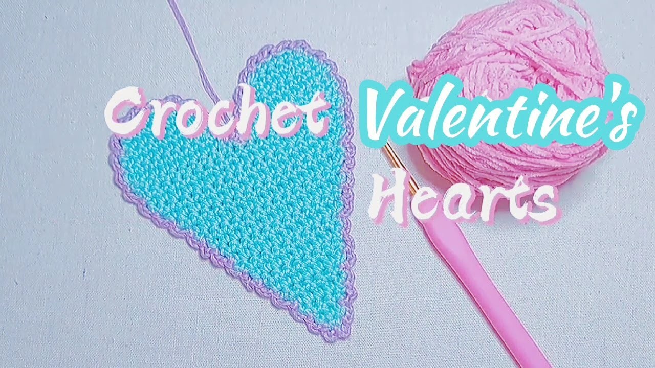 Valentine's heart crochet decor, Bohemian Hearts for Valentines Day, Wedding, Birthday #crochetheart