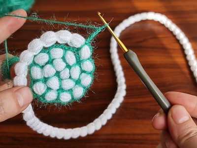 Wow!.  ???? Super Easy, very useful crochet beautiful motif crochet coaster Supla - Çok Kolay Supla