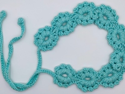 YOU CAN SURPRISE YOUR DAGHTER WITH THIS CROCHET HEADBAND ! | CROCHET HEADBAND FOR KIDS TO ALDULS