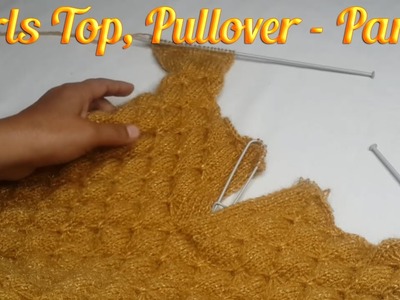 471- Gol gala ghataye asaani se | Girls Top, Pullover - Part 3 | Step by Step Knitting