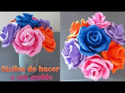 #diy como hacer rosas de foami  para eventos.wedding decoration ideas  #quinceañera #wedding