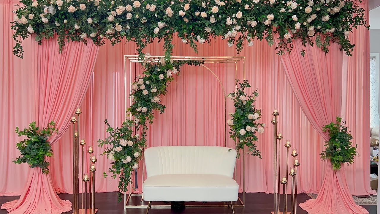 DIY - Elegant  Backdrop  Diy - Wedding Decor