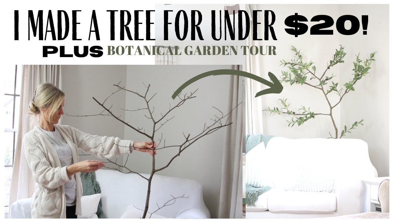 DIY Fake Tree ~ Spring Decorating ~ Faux Olive Tree ~ DIY Artificial Greenery ~ DIY Fake Plant