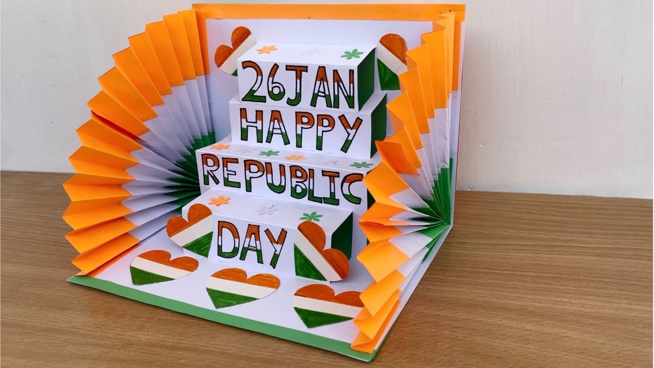 DIY - Happy Republic Day Card | 26 January 2023 Handmade Republic Day Card