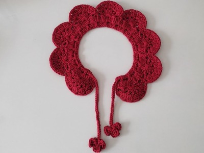 ⚡Great knitting???? collar model easy crochet????