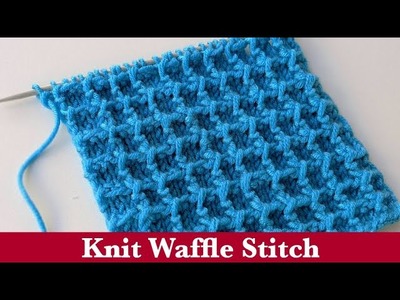 Knit Waffle Stitch Pattern