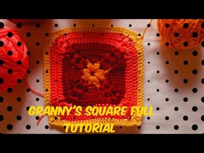MAKE MACREME GRANNY SQUARE #EASY &SIMPLE #FOR BEGINNERS