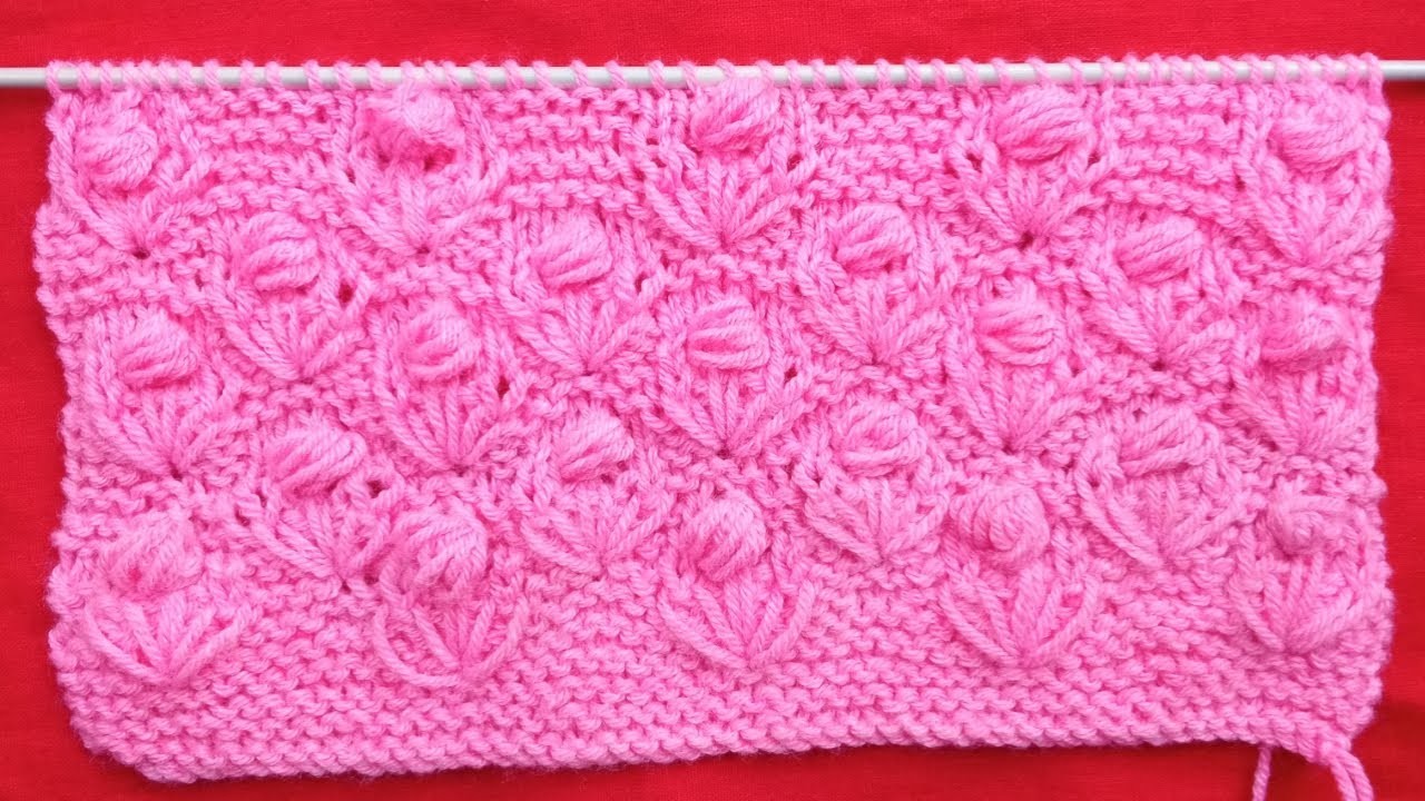 New knitting flower design for sweater,cardigan,jacket design || @tanuartsvlog  ||