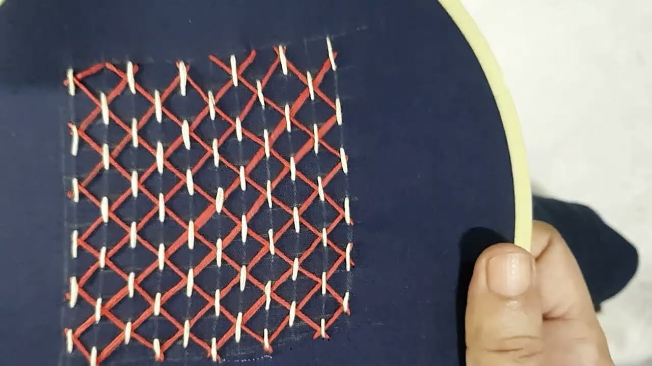 Running stitch | running stitch uses | running stitch hand sewing | how to knit normal stitch