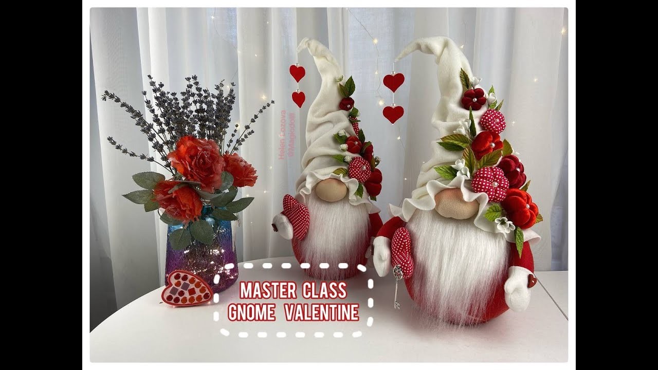 Scandinavian Gnome Valentine HandMade DIY