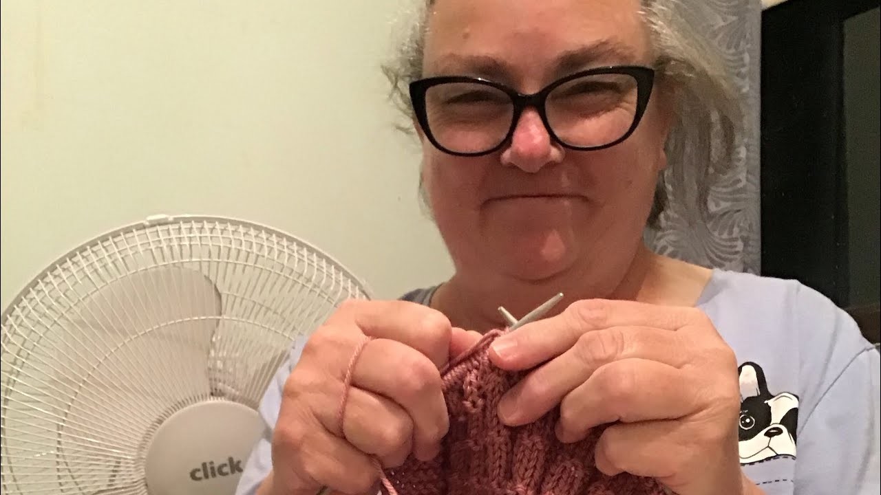 Silent Knitting or crocheting video