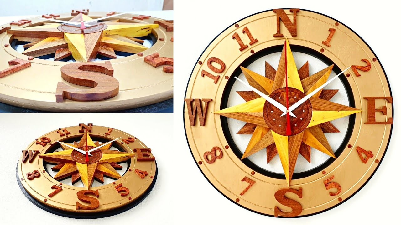 The Most Beautiful Wooden Wall Clock Design Ideas || DIY Wall Clocks • Woodworking
