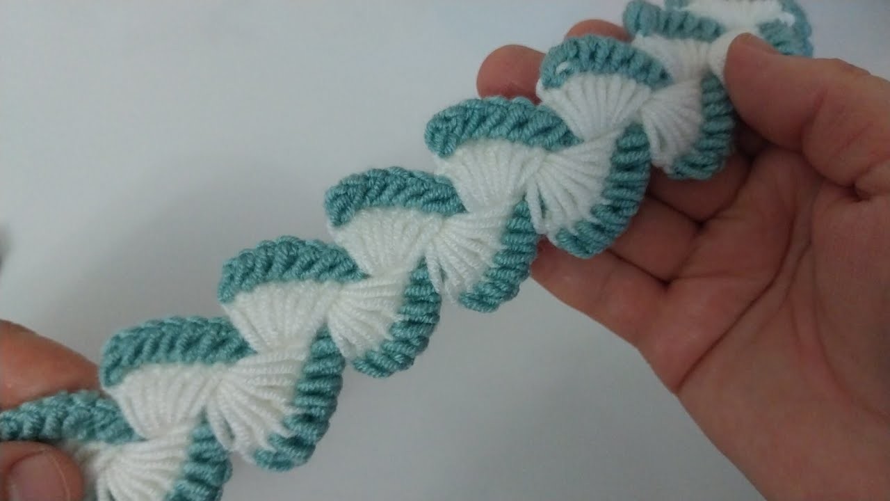 Very easy hair bandana knitting pattern. #veryeasyknitting