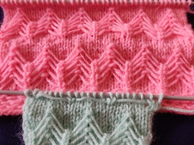 Very Pretty Stitch Pattern.Aasan Bunai.Knitting #trending #hindi #knitting #2023