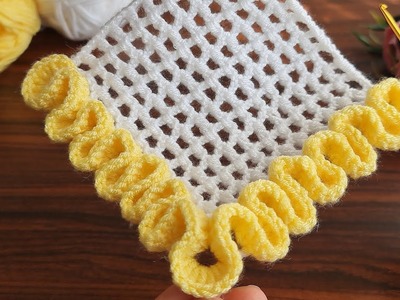 Wow !! very easy ,very useful,super crochet knitting ,supla,decorative, blanket ✔️ cok kolay örgü