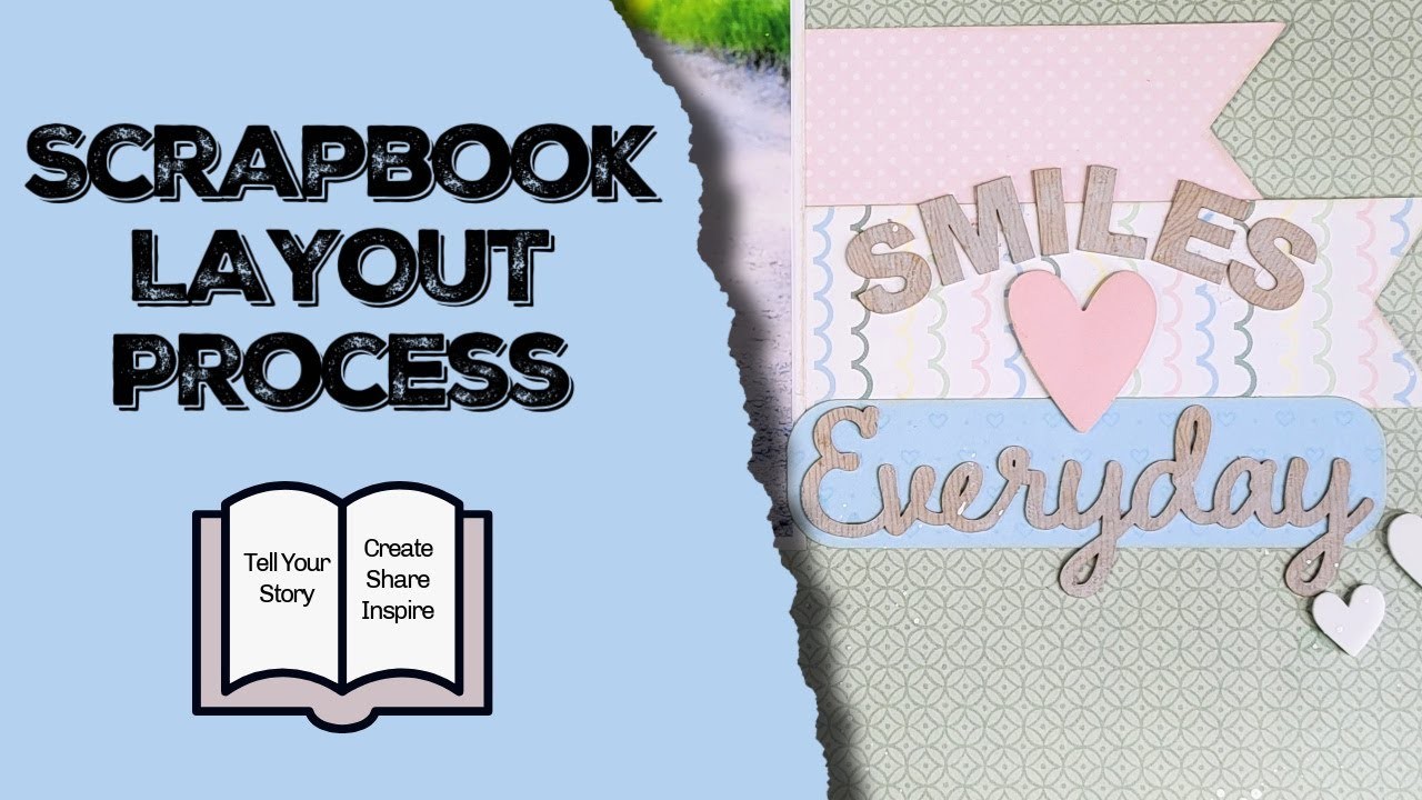 12X12 SCRAPBOOK LAYOUT PROCESS. CUT ABOVE KIT  #ctmhmaker #scrapbooking  January 2023