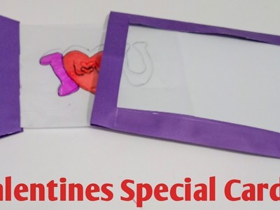 Beautiful Handmade Valentine's Day Card.Greeting Cards For Valentine's Day.Tutorial